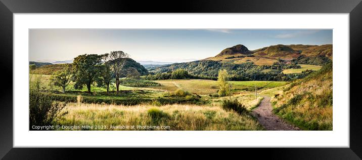 Strathblane on the West Highland Way Framed Mounted Print by Douglas Milne