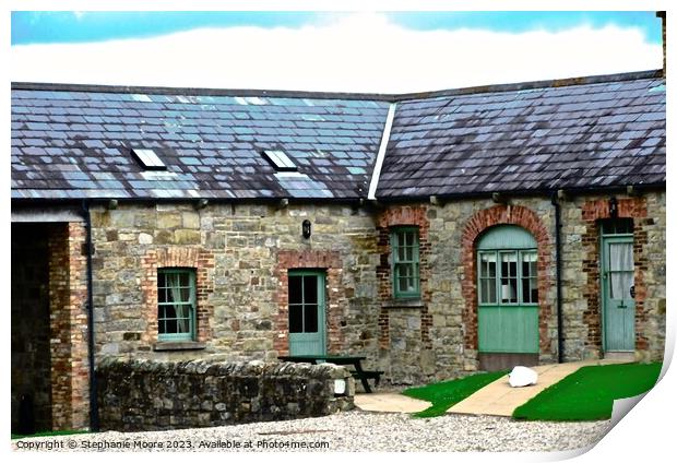 Farm Buildings in Donegal, Ireland Print by Stephanie Moore
