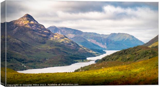 Loch Leven and the Pap of Glencoe Canvas Print by Douglas Milne