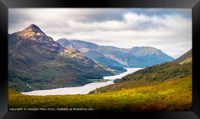 Loch Leven and the Pap of Glencoe Framed Print by Douglas Milne