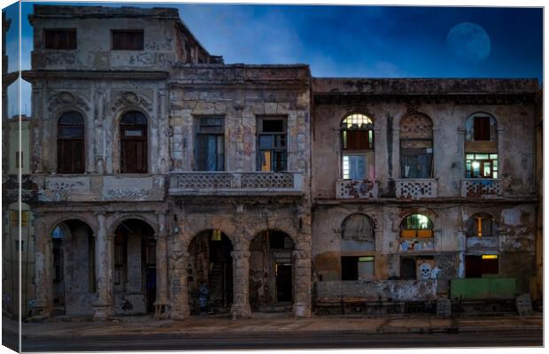 House On The Malecón Canvas Print by Chris Lord