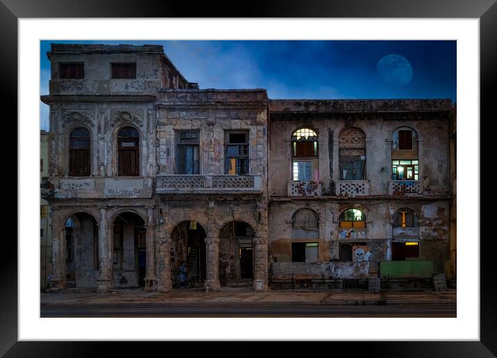 House On The Malecón Framed Mounted Print by Chris Lord