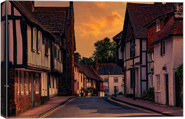 Church Street In The Evening Canvas Print by Chris Lord