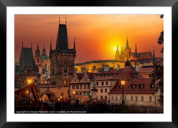 Prague, Czechia Framed Mounted Print by Sergey Fedoskin