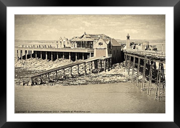 Weston Life Boat Station Framed Mounted Print by Alexandra Lavizzari