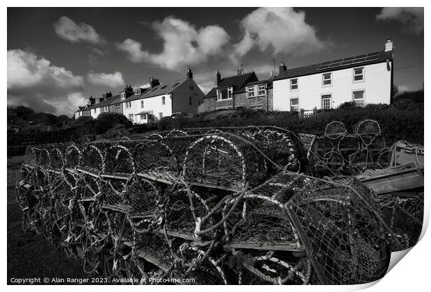 Craster Whites Print by Alan Ranger