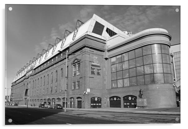 Main stand at Ibrox Acrylic by Allan Durward Photography