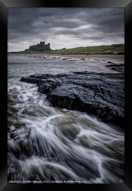 Bamburgh point Framed Print by Alan Ranger