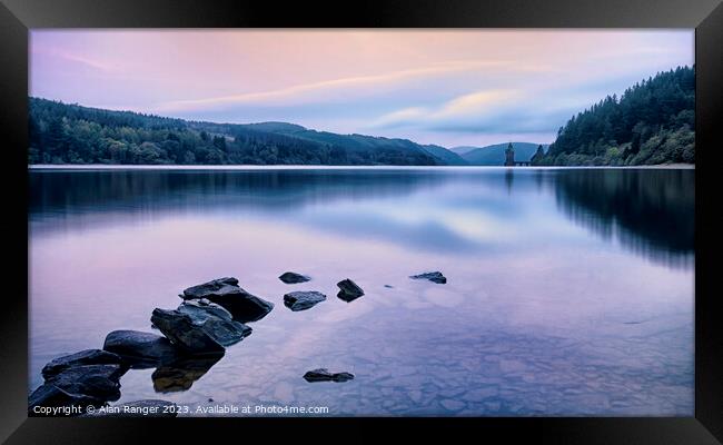 Dawn at Lake Vyrnwy Framed Print by Alan Ranger