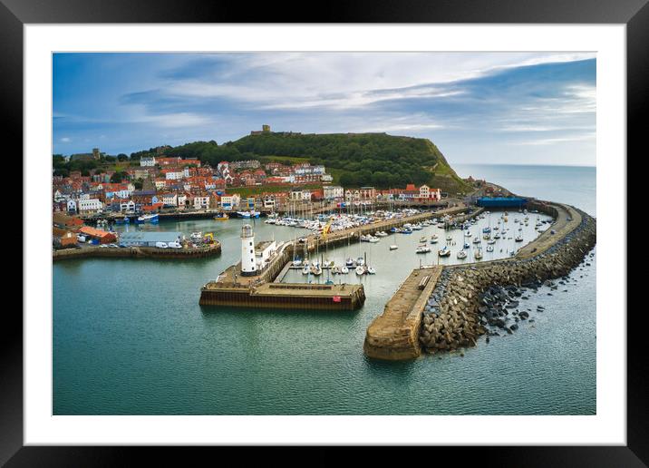 Scarborough Harbour Framed Mounted Print by Steve Smith