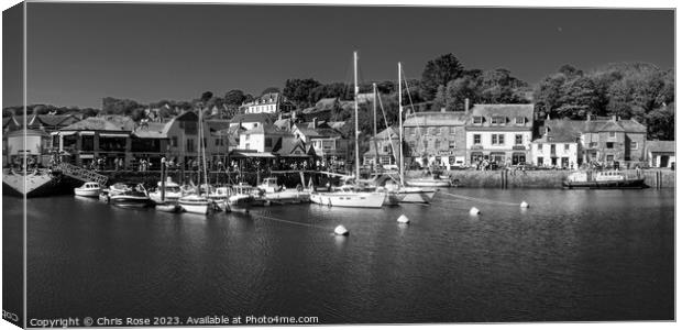 Padstow harbour Canvas Print by Chris Rose