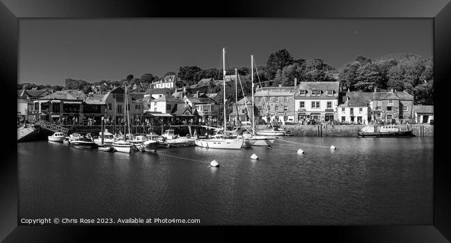 Padstow harbour Framed Print by Chris Rose