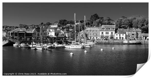 Padstow harbour Print by Chris Rose