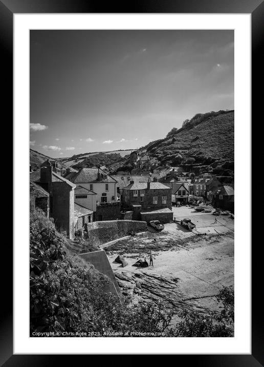 Port Isaac Framed Mounted Print by Chris Rose