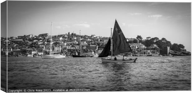 Fowey harbour Canvas Print by Chris Rose