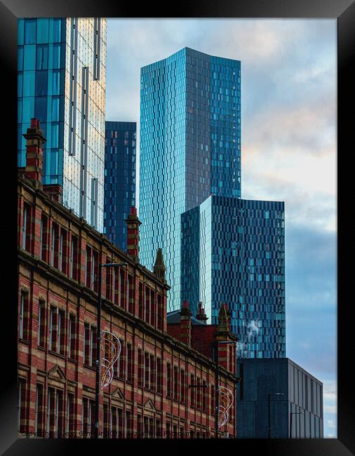 Manchester Architecture Framed Print by Jean Gilmour