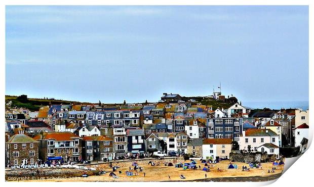 St ives cornwall  Print by Les Schofield