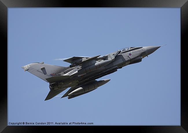 Tornado GR4 Framed Print by Bernie Condon