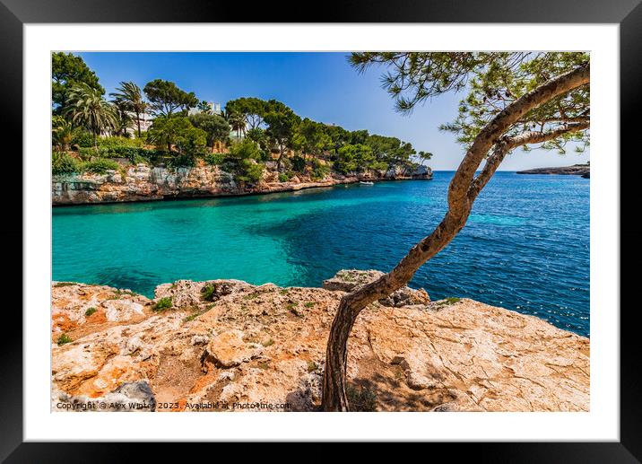 Island scenery on Mallorca Framed Mounted Print by Alex Winter