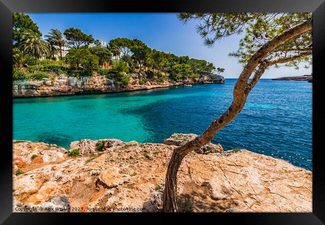 Island scenery on Mallorca Framed Print by Alex Winter