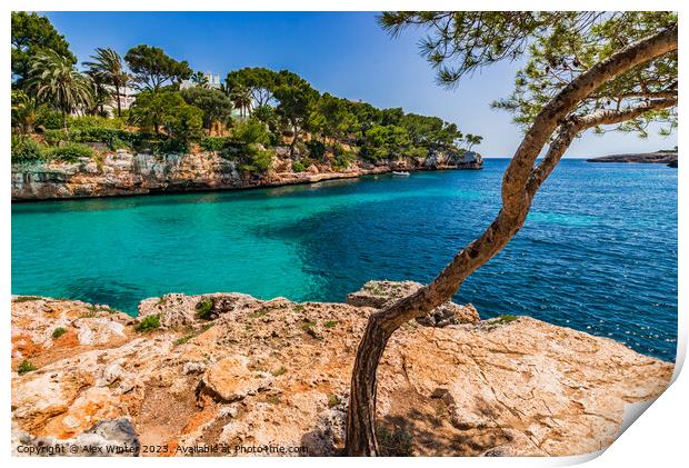 Island scenery on Mallorca Print by Alex Winter