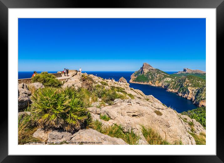 Cap formentor Framed Mounted Print by Alex Winter