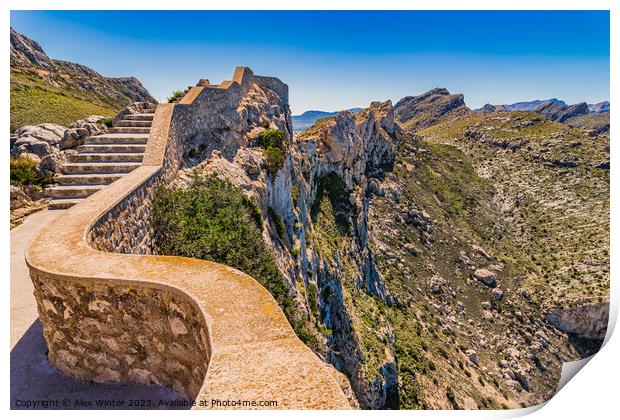 Formentor majorca Print by Alex Winter