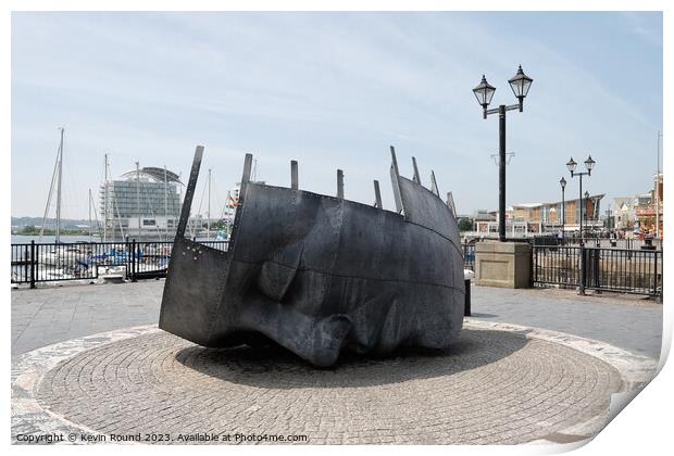 Merchant Seafarers War Memorial 2 Print by Kevin Round