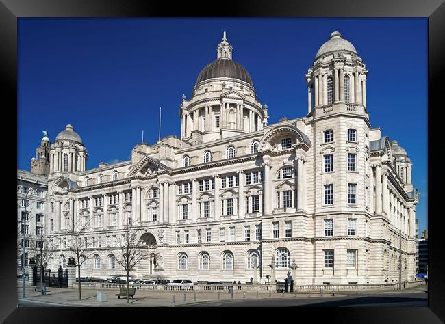The Port of Liverpool Building Framed Print by Darren Galpin