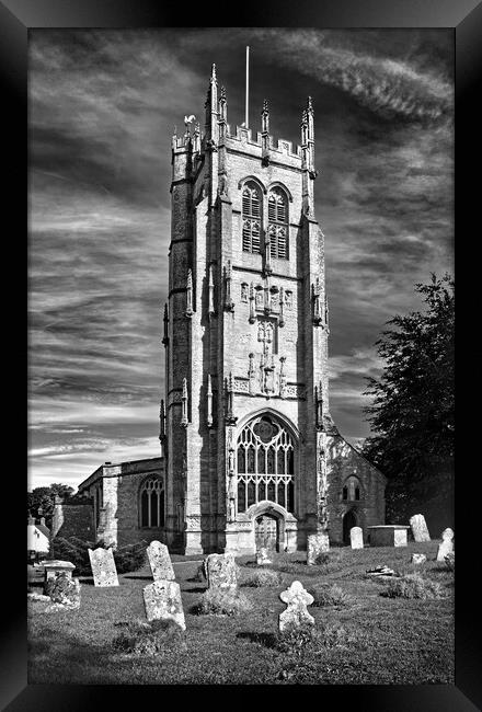 St Mary's Church, Beaminster, Dorset    Framed Print by Darren Galpin