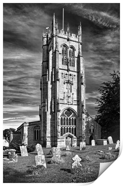 St Mary's Church, Beaminster, Dorset    Print by Darren Galpin