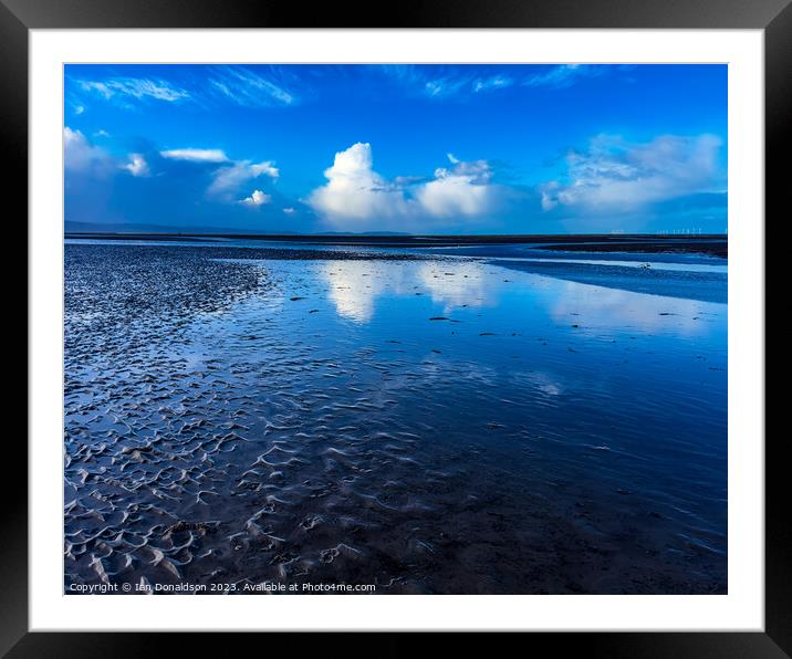 Into the Blue Framed Mounted Print by Ian Donaldson
