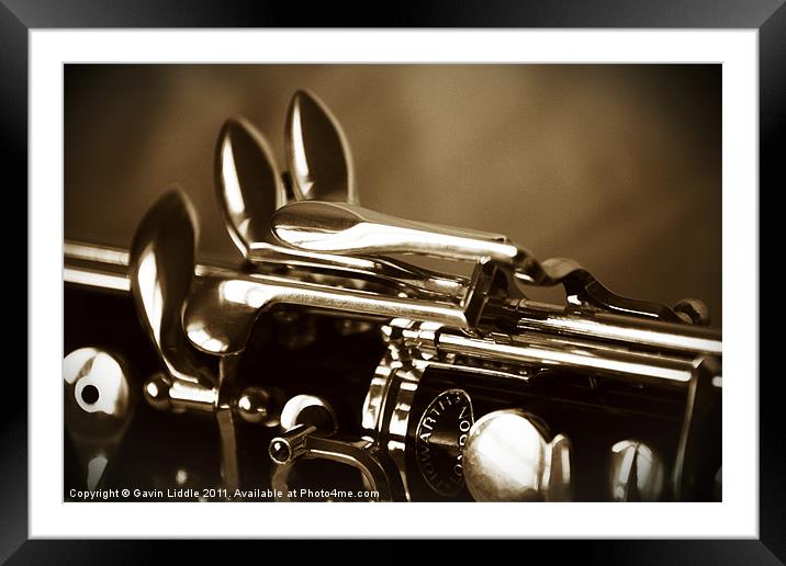 Oboe 2 Framed Mounted Print by Gavin Liddle