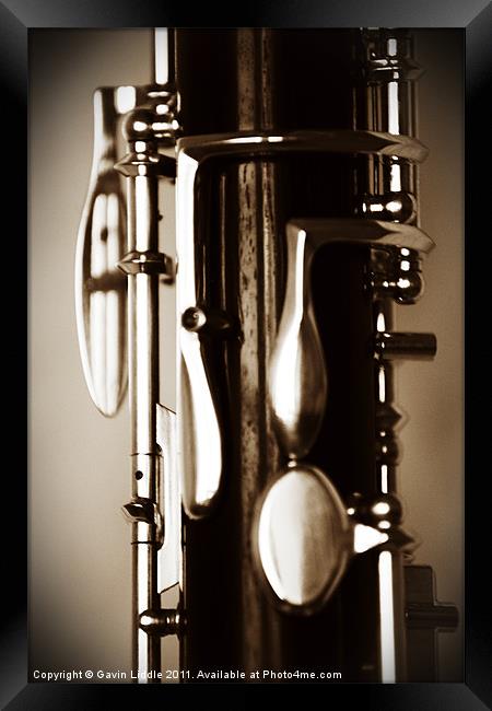 Oboe 1 Framed Print by Gavin Liddle