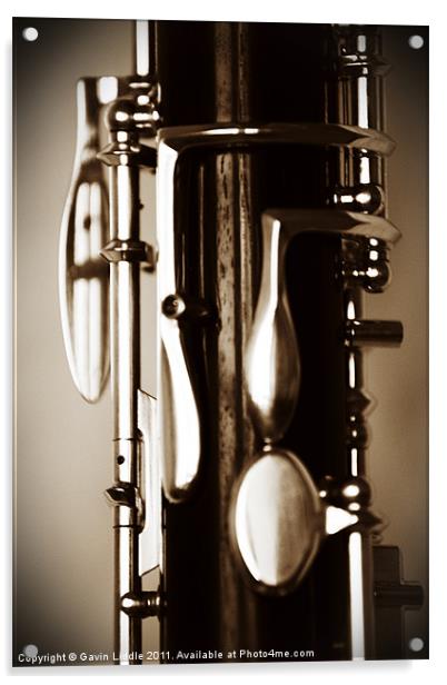 Oboe 1 Acrylic by Gavin Liddle