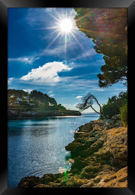 Beautiful bay on Majorca Framed Print by Alex Winter