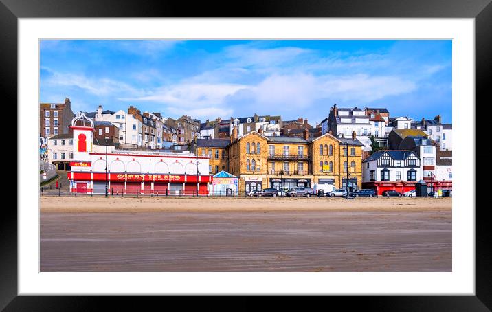 Scarborough Seafront Framed Mounted Print by Tim Hill