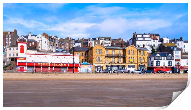 Scarborough Seafront Print by Tim Hill