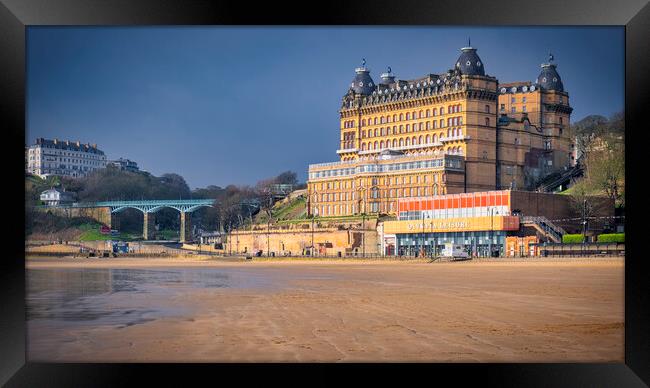 Scarborough Grand Hotel Framed Print by Tim Hill