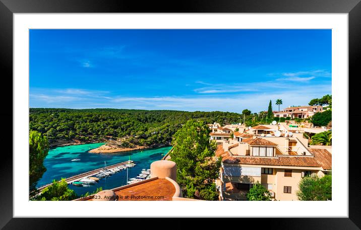 Portals Vells Panorama  Framed Mounted Print by Alex Winter