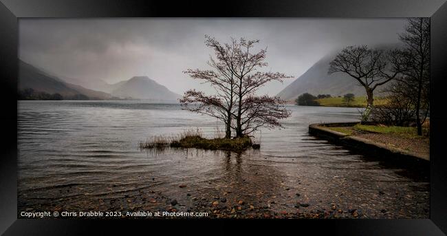 Crummock Water panoramic Framed Print by Chris Drabble