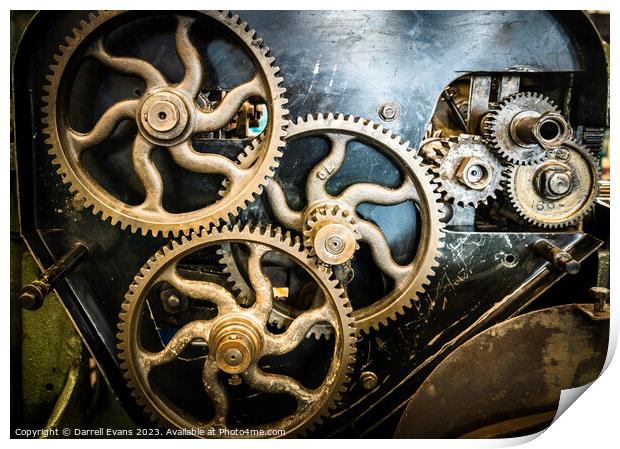 Group of Cog Print by Darrell Evans