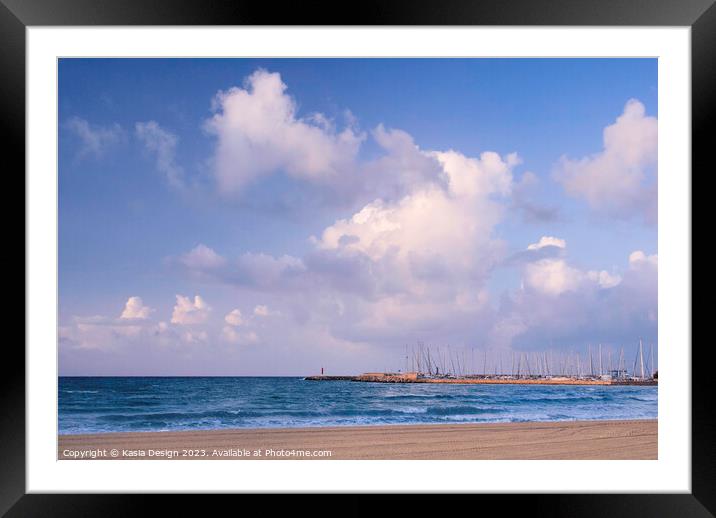 Playa Can Pastilla, Mallorca Framed Mounted Print by Kasia Design
