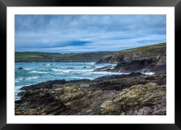 Majestic View of Daymer Bay Framed Mounted Print by Helkoryo Photography