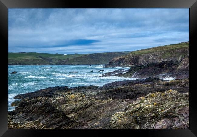 Majestic View of Daymer Bay Framed Print by Helkoryo Photography