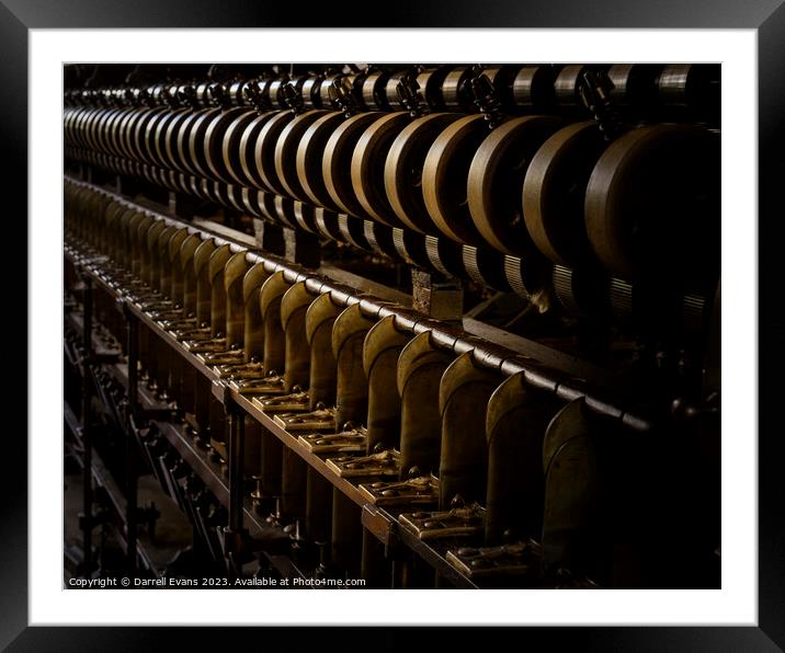 Wheels of Production Framed Mounted Print by Darrell Evans