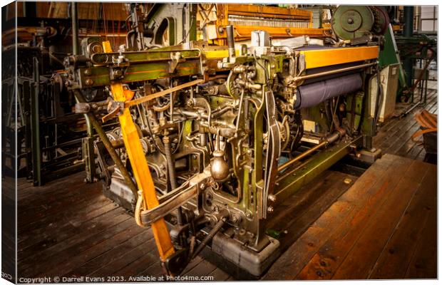 Old Loom Canvas Print by Darrell Evans