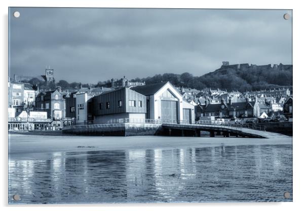 Lifeboat Station Scarborough Acrylic by Steve Smith