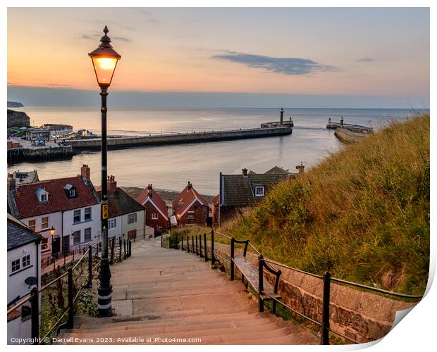 Whitby Steps from S4 Print by Darrell Evans