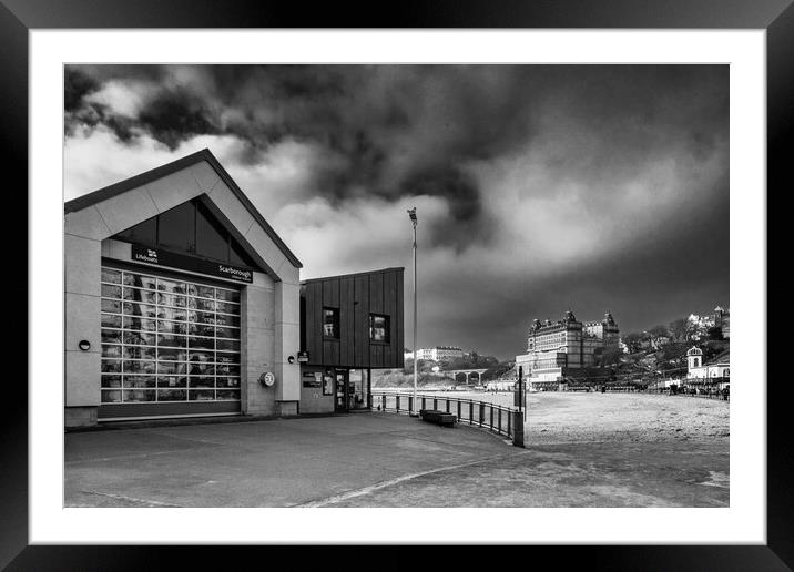 Lifeboat Station Scarborough Framed Mounted Print by Steve Smith